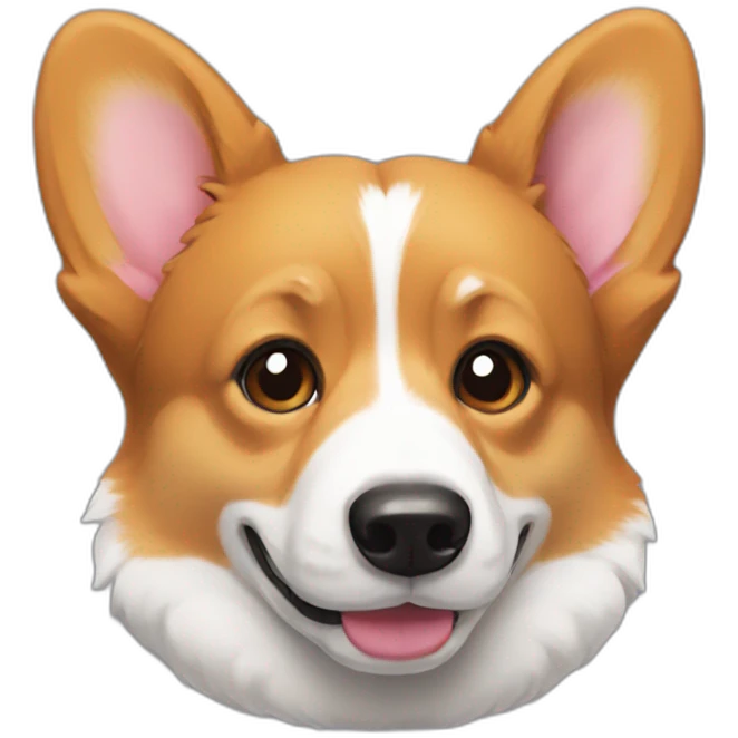 tricolour corgi emoji
