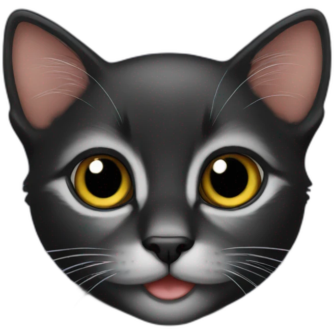 black-kitten emoji