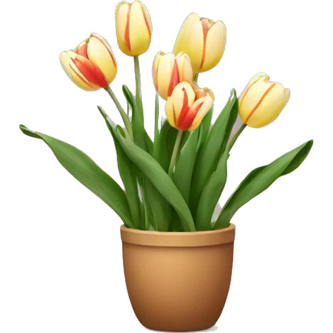 Flower tulips emoji