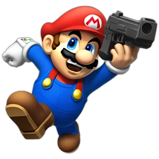 Mario jugando en la swich  emoji