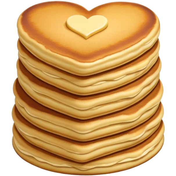 Heart of hotcakes  emoji