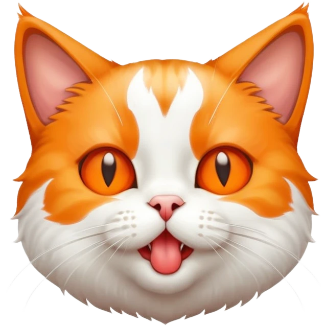 A cat licking its balls. emoji