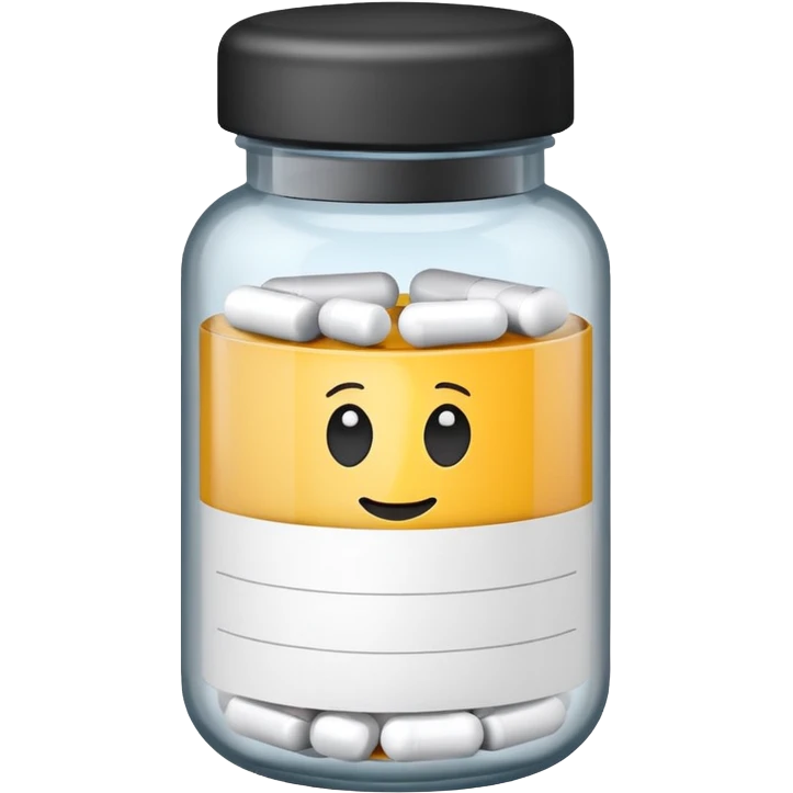 Pill bottle emoji