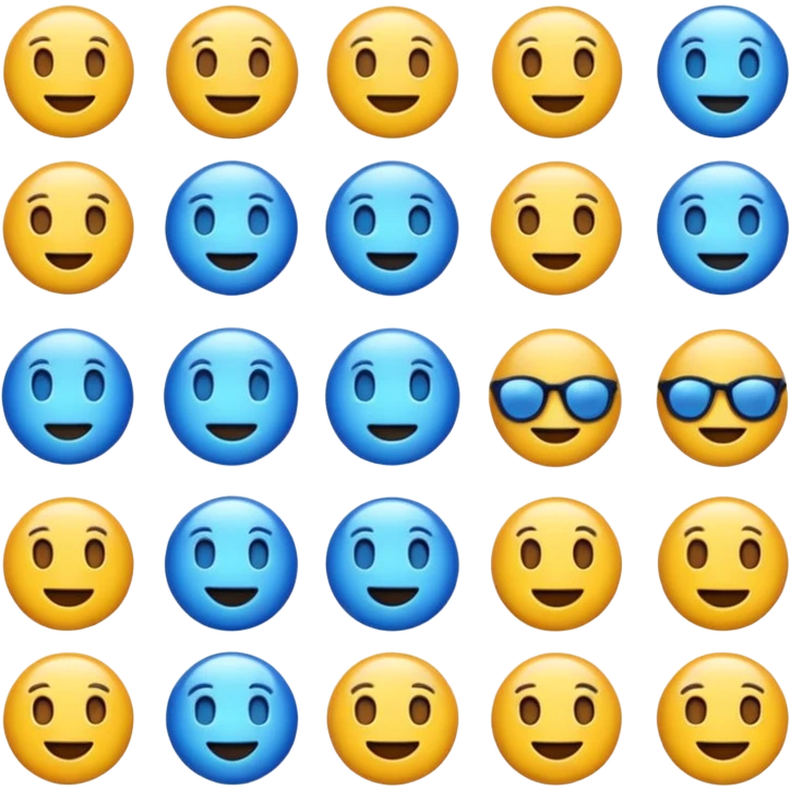 اموجی برای ادیت آبی emoji