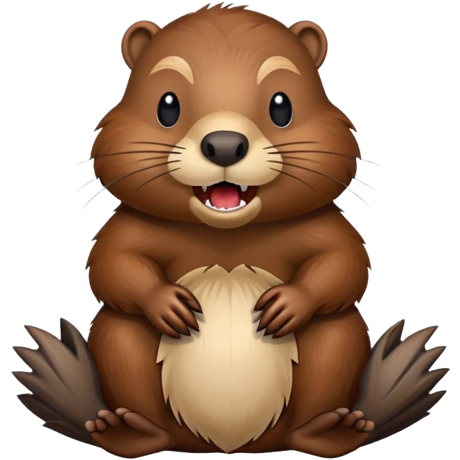 Canadian beaver emoji