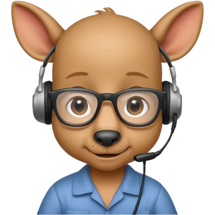 Baby aardvark network engineer emoji