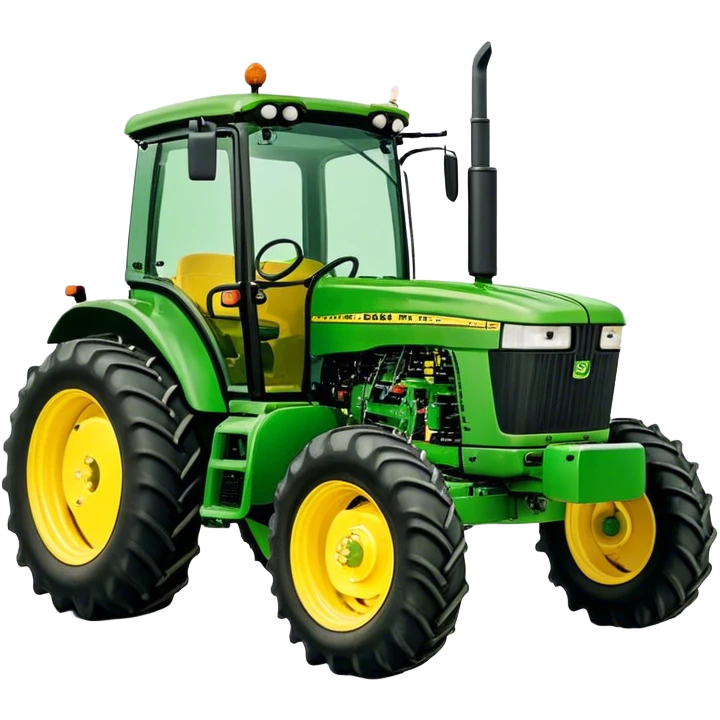 Tractor - John Deere 5055E (Model Year: 2021) (Iconic colour: Green with yellow) emoji