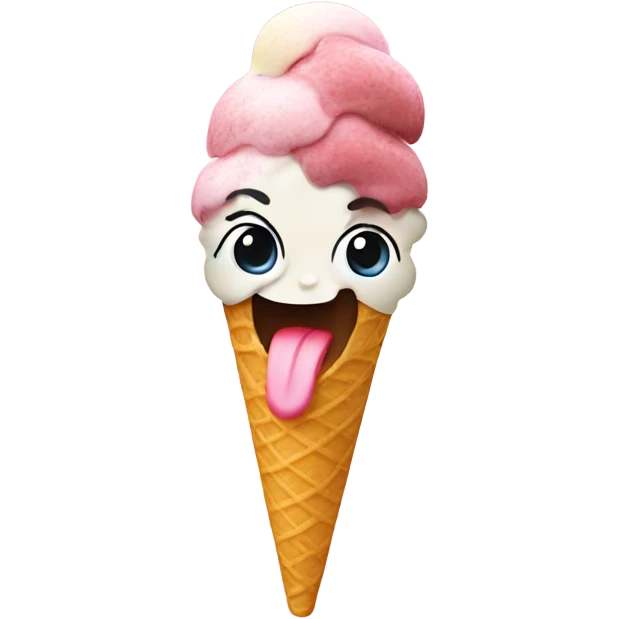 Licking icecream  emoji
