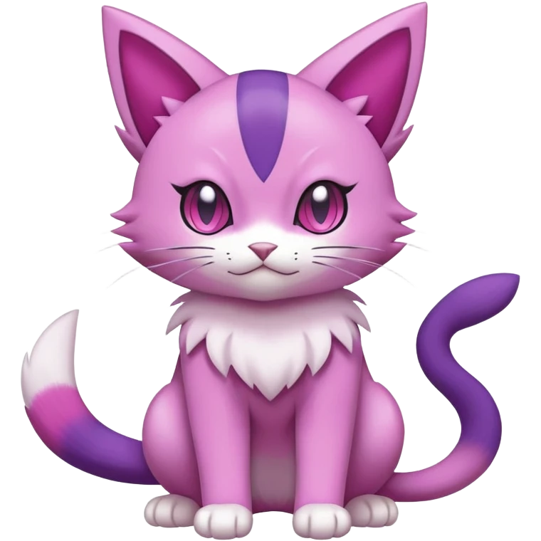 Purrloin-Skitty-Pokémon-Fakémon-hybrid-creature (full body) emoji