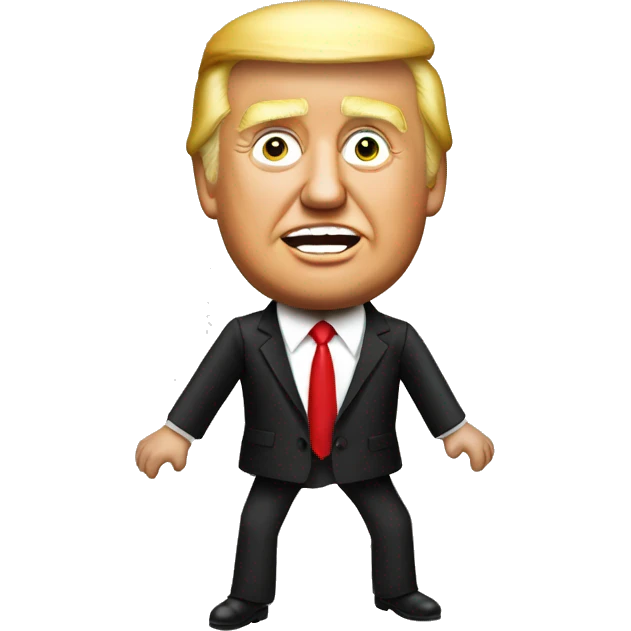  Donald Trump stick figure marionette emoji