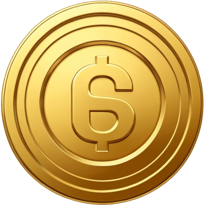 make a golden usd coin emoji