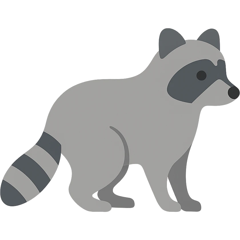 Raccoon emoji