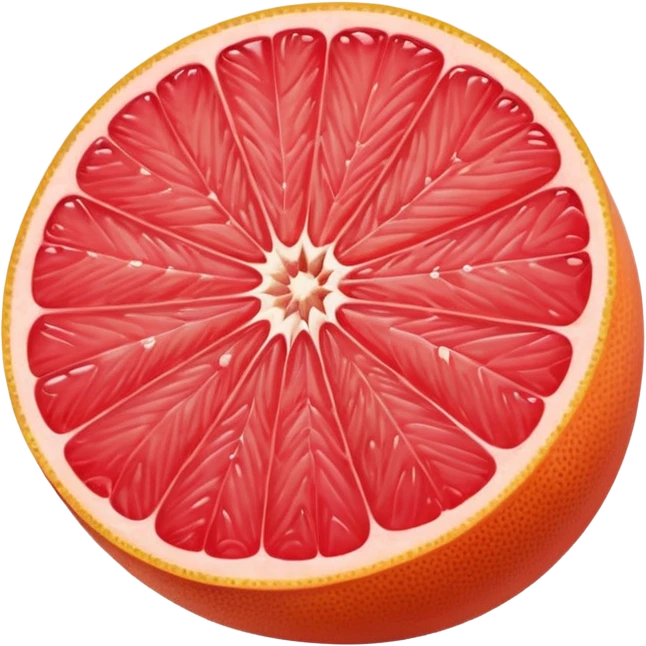 grapefuit with a slice emoji