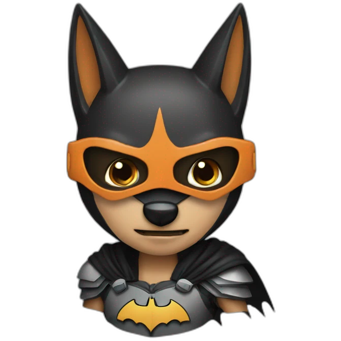 batman as a fox emoji