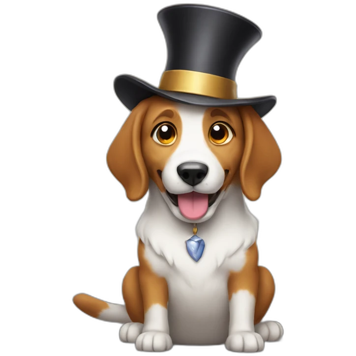 Magic dog emoji