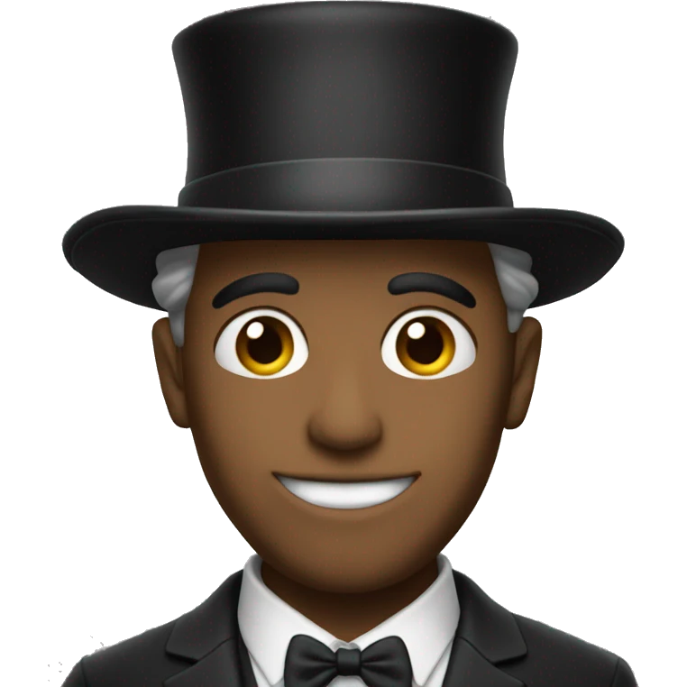 Shak with tophat emoji