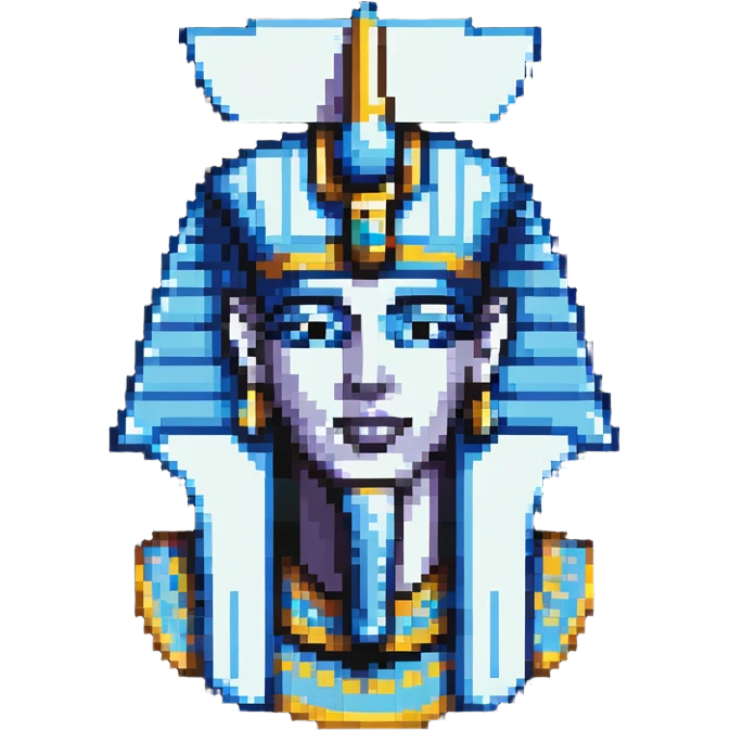 head of Osiris, ancient Egyptian deity emoji