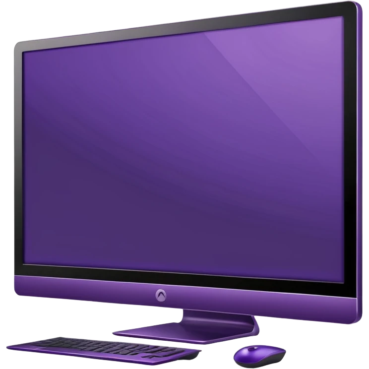 dark purple wide screen monitors emoji
