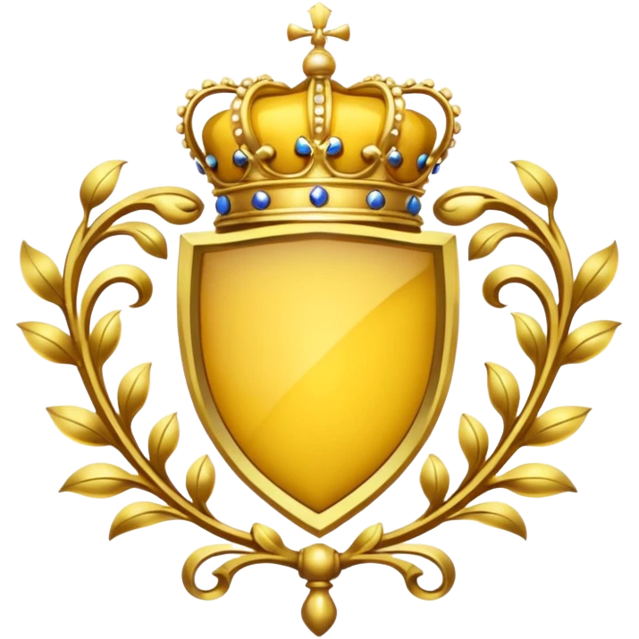 Gold royal Crest emoji