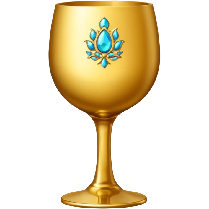 golden wine glass like holy grail emoji