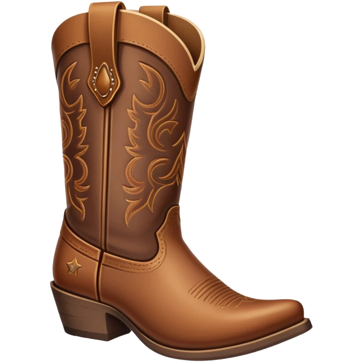 Une botte santiag emoji