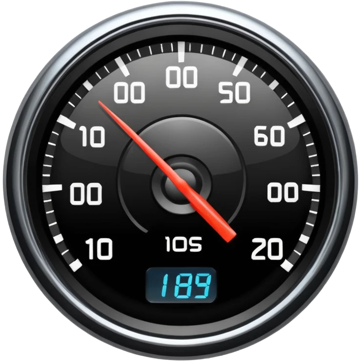 dynamic with a speedometer emoji