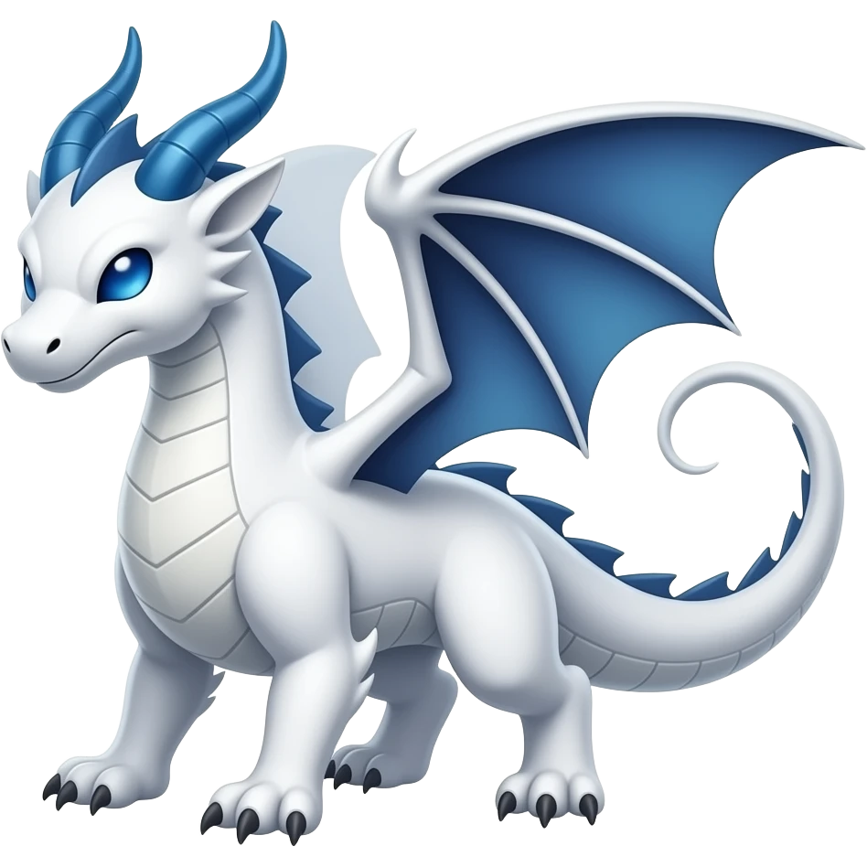 Yu–gi–oh blue eyes white dragon emoji