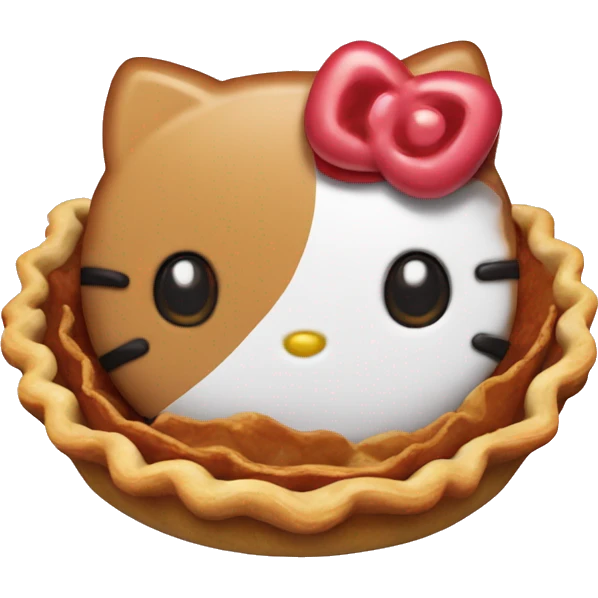 Hello Kitty Pie emoji