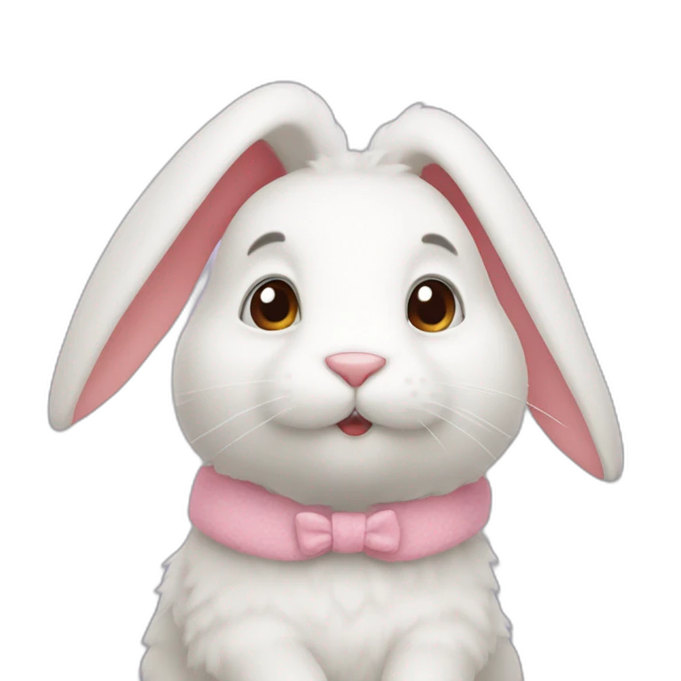 Doudou lapin emoji
