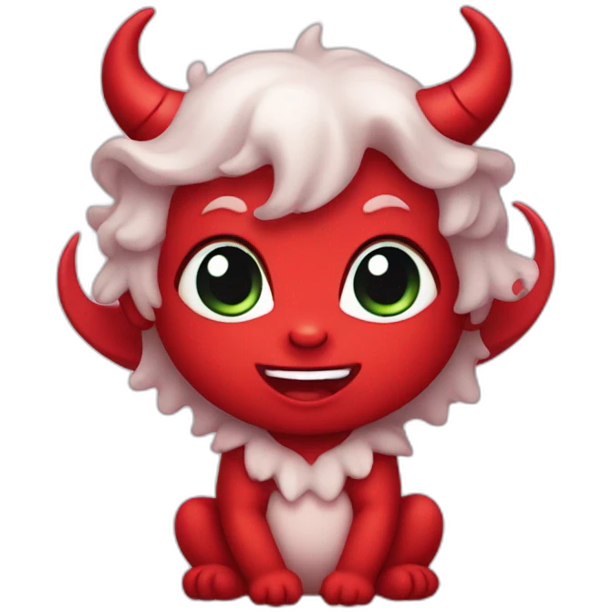 cute baby devil emoji