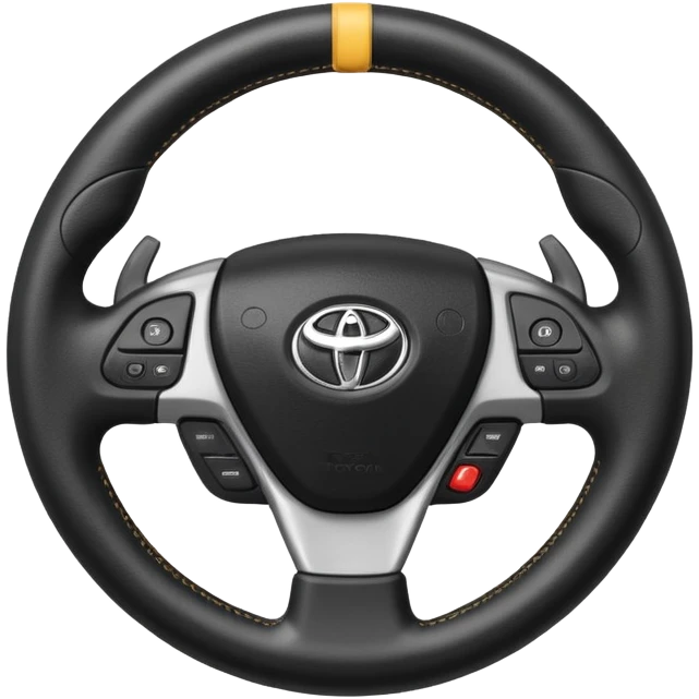 Steering wheel of toyota emoji