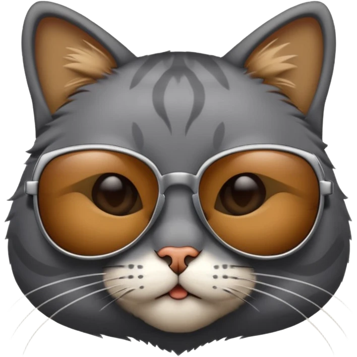 Cat wearing sunglasses emoji