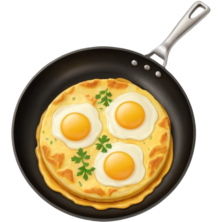 omlette on frying pan emoji