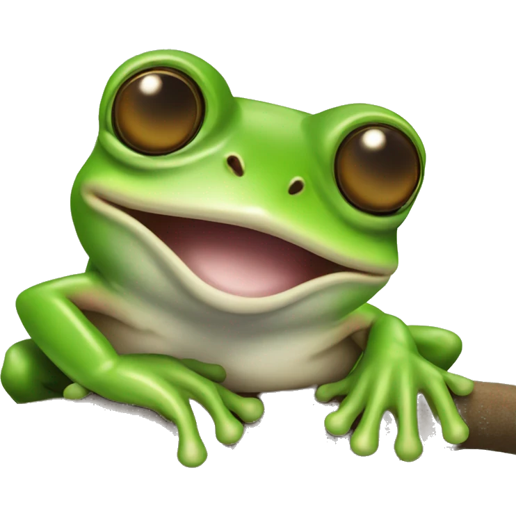 Australian tree frog emoji