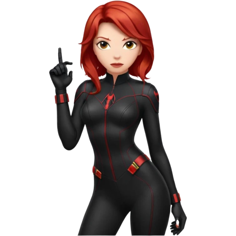 Black widow marvel emoji