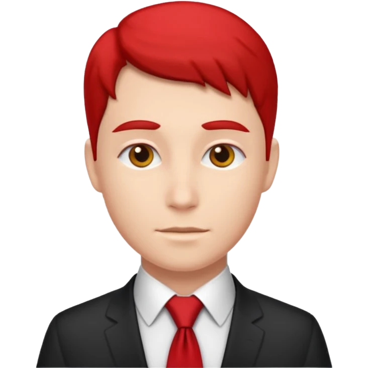 human with red tie emoji