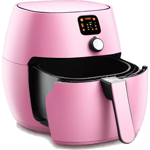 Realistic pink air fryer  emoji