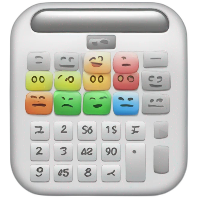 discount calculator application emoji