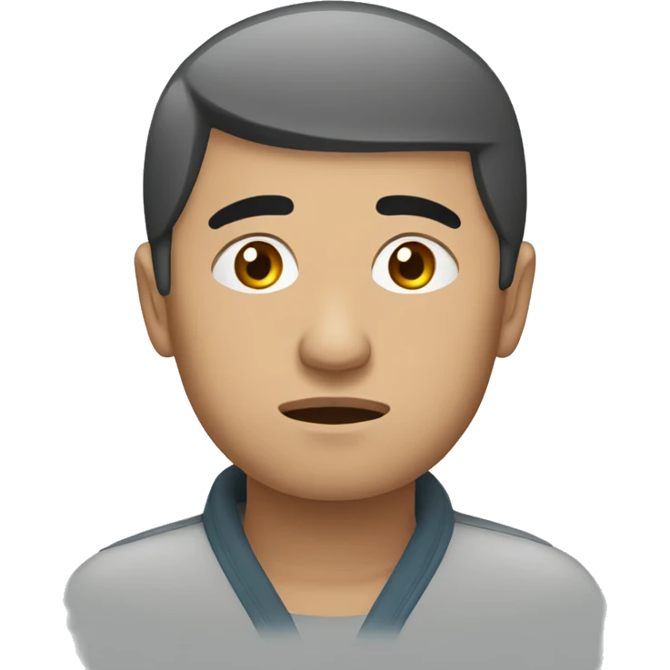 person from Uzbekistan sad emoji