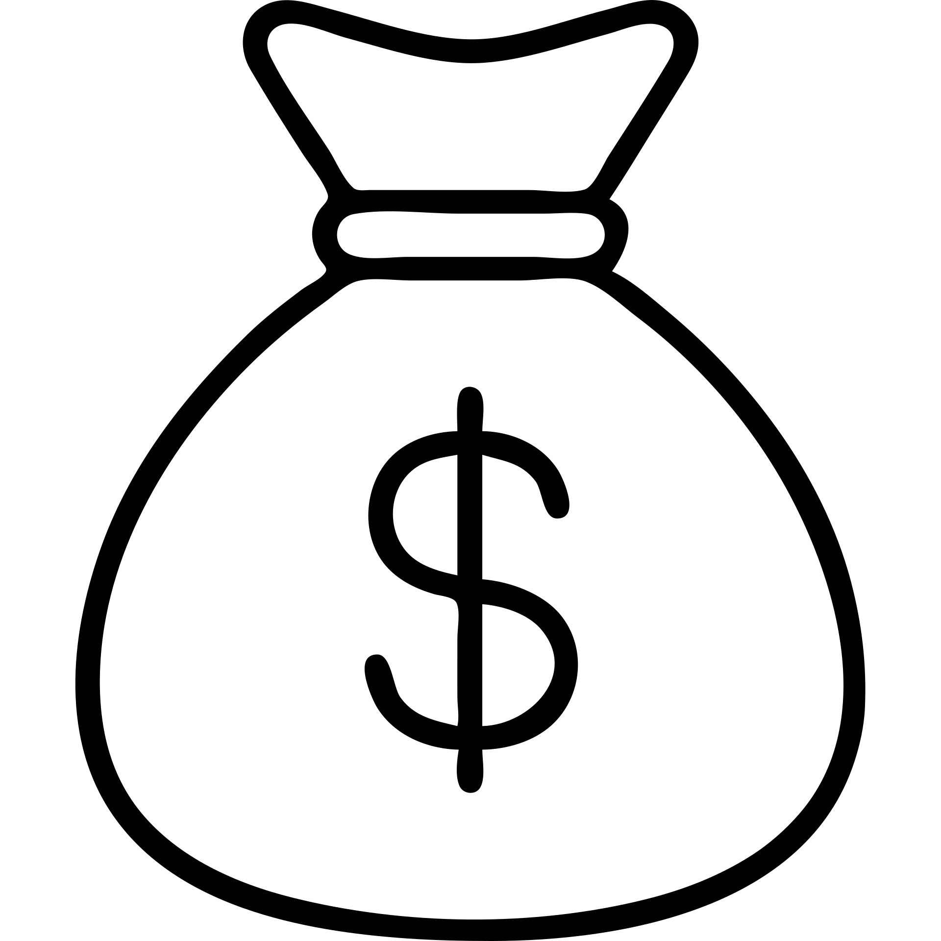outlined money bag icon emoji
