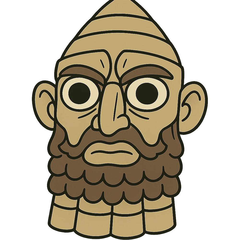 Anunnaki mask emoji