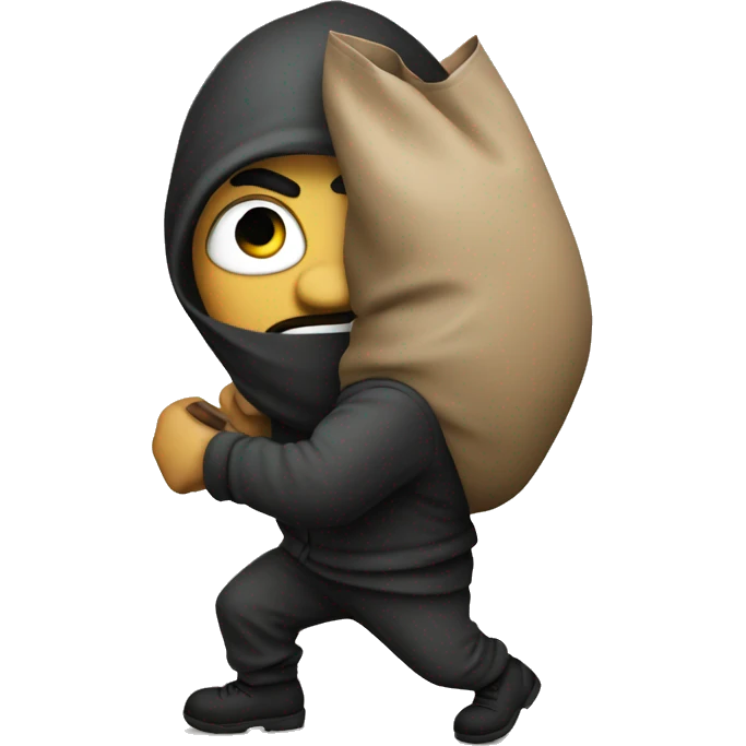 thief with a sack emoji