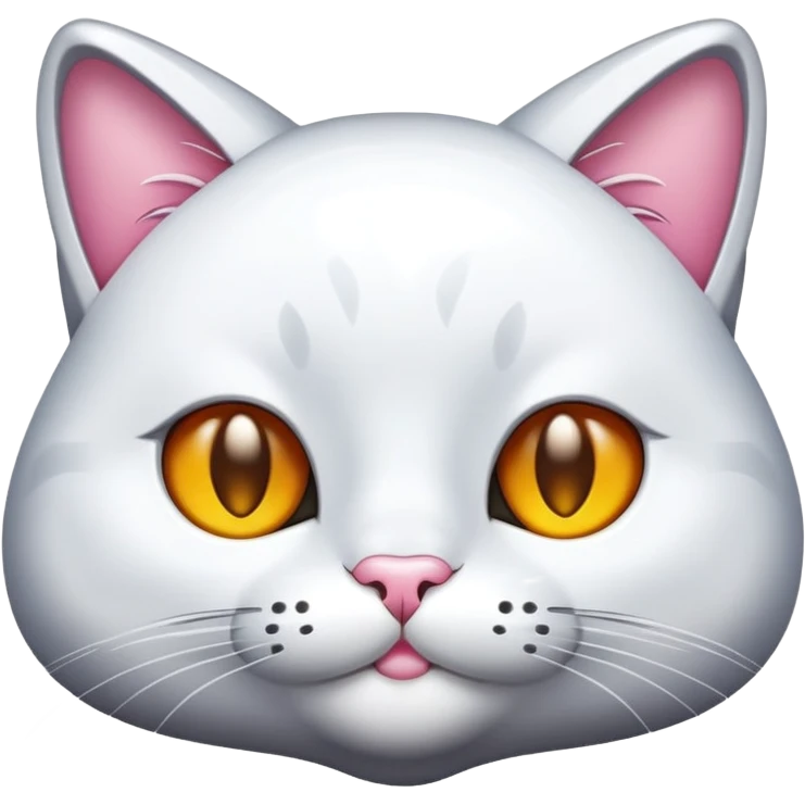 Shiny cat emoji