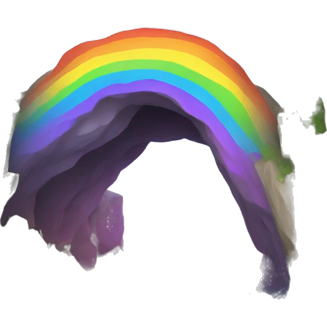 rainbow cave emoji