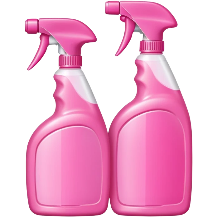 Pink cleaning products emoji