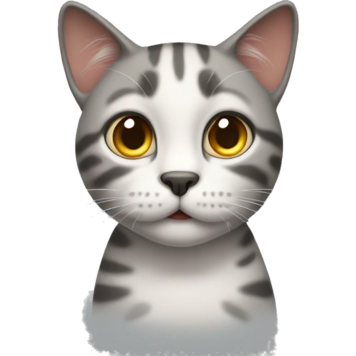 Begging cat with cute eyes emoji