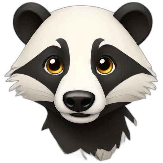 clever badger emoji