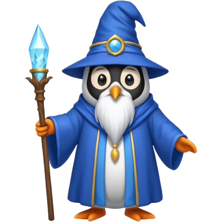 Penguin Wizard emoji