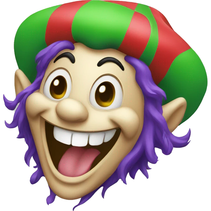 laugh jester cartoon emoji