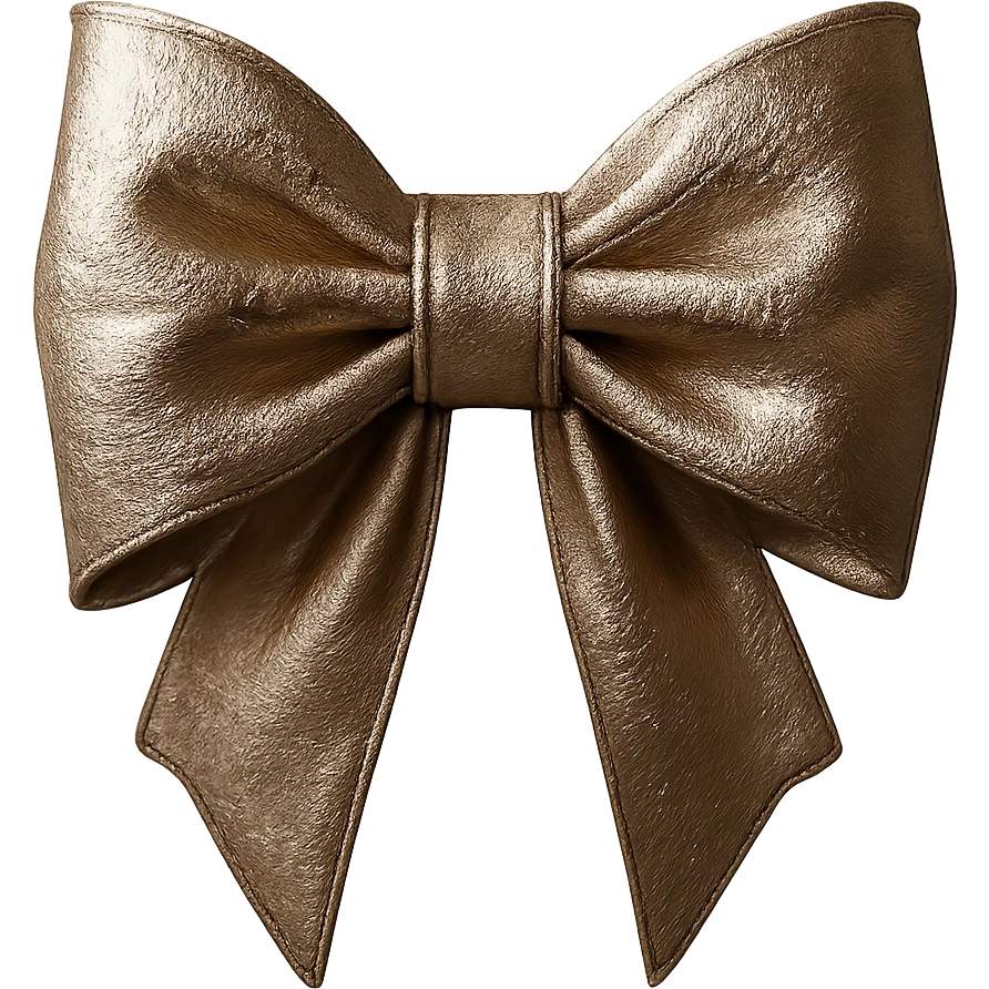 Remove the background and keep only the gothic bow in a photorealistic style. emoji
